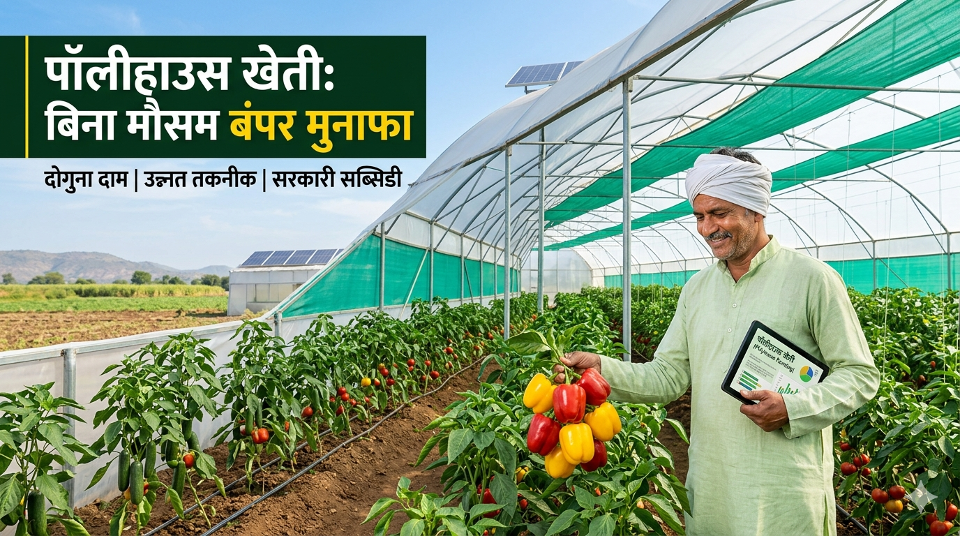 "Polyhouse Farming तकनीक द्वारा बेमौसम सब्जियों का बंपर उत्पादन"