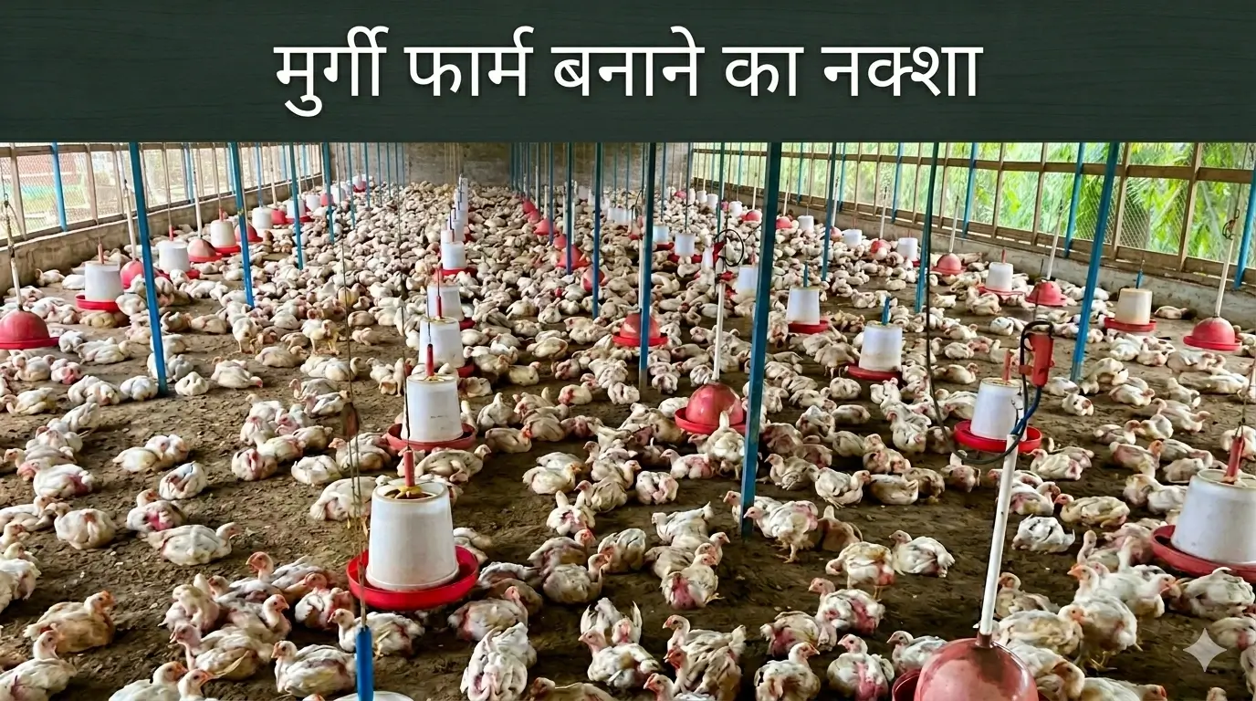 मुर्गी फार्म बनाने का नक्शा
