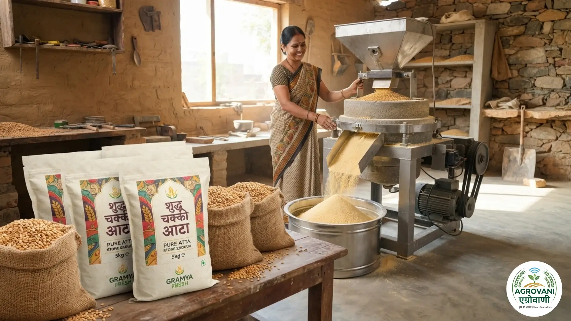 Aata chakki business